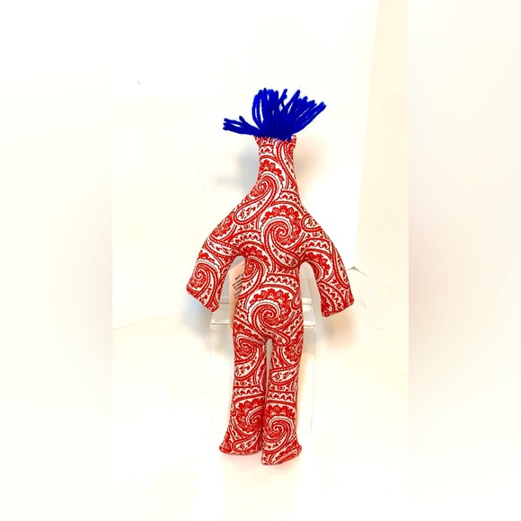 NWT Dammit Doll Red Paisley - Picture 2 of 2